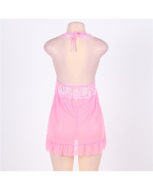 CLEARANCE! Free Size Sexy Lingerie OY-R70098-4 (Pink)