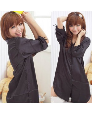 CLEARANCE! Ice Silk Sleepwear JL0066 (6 color, L / XL)