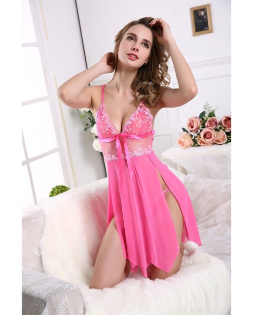 Free Size Top Transparent Laced Sexy Lingerie JL0228 (10 colors)