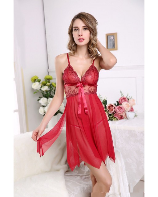 Free Size Top Transparent Laced Sexy Lingerie JL0228 (10 colors)