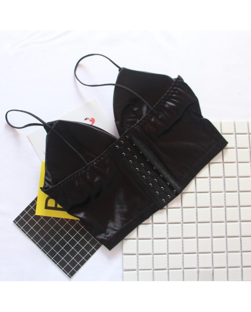 Smooth Silky Sexy Camisole with Padding JL0253 (Black / White)