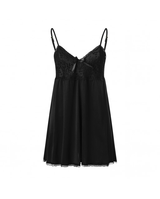 Plus Size Sexy Black Sling Lingerie / Nightdress JL0315BKP (XL / 2XL / 3XL)