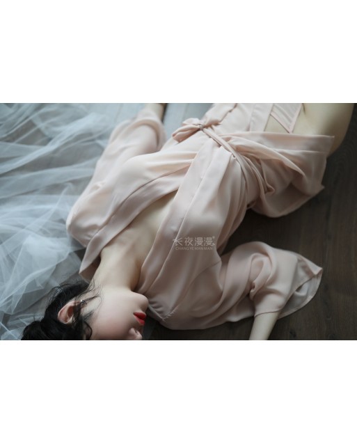 Premium Free Size Sexy Skin Robe Set JL0350SK