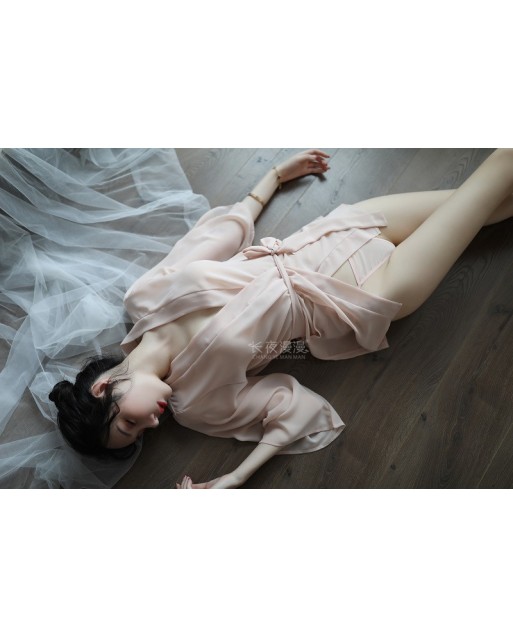 Premium Free Size Sexy Skin Robe Set JL0350SK