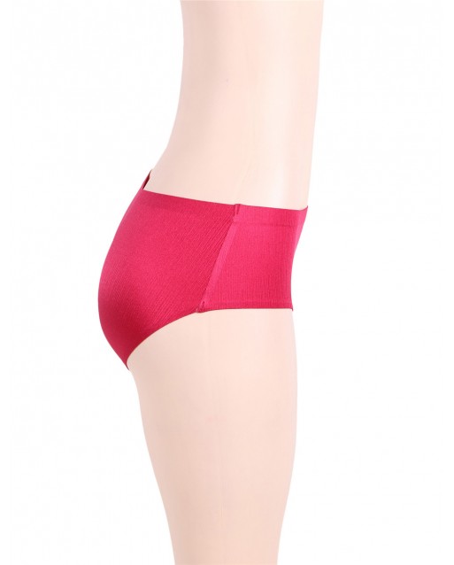 Plus Size Red Flash Silky Soft Sexy Panty OY-P5135-2P (XL / 2XL / 3XL )