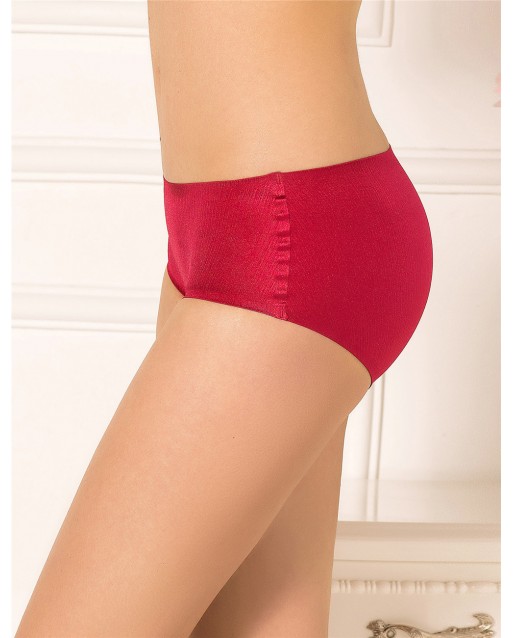 Plus Size Red Flash Silky Soft Sexy Panty OY-P5135-2P (XL / 2XL / 3XL )