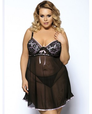 Plus Size Sexy Lingerie / Babydoll OY-R79224P (XL / 2XL / 3XL)