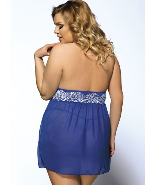 Plus Size Sexy Lingerie / Babydoll OY-R80003PX-2 (Blue 5XL)