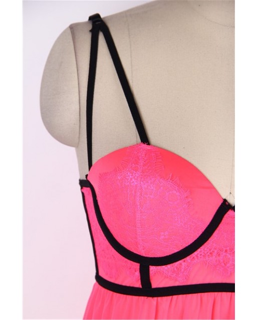 Plus Size Sexy Lingerie / Babydoll OY-R80072P-1 (Pink : XL /  3XL)