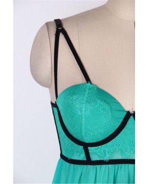 Plus Size Sexy Lingerie / Babydoll OY-R80072PX-2 (Green : 5XL /  7XL)