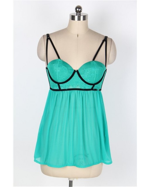 Plus Size Sexy Lingerie / Babydoll OY-R80072PX-2 (Green : 5XL /  7XL)