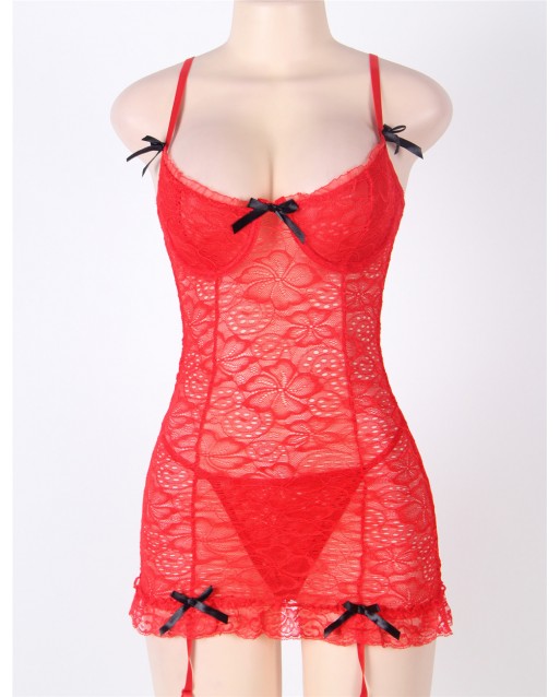 CLEARANCE! Plus Size Chemise Sexy Lingerie OY-R80156-2P (XL / 3XL) CLEARANCE! Plus Size Chemise Sexy Lingerie OY-R80156-2P (XL / 3XL)
