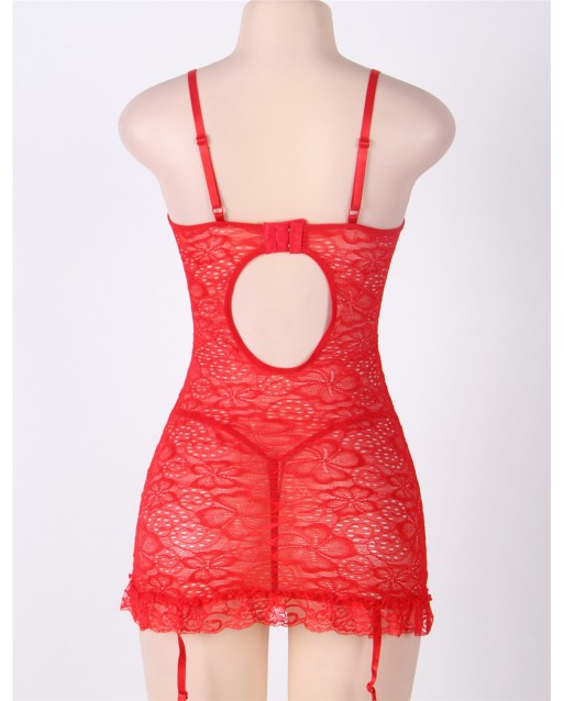 CLEARANCE! Plus Size Chemise Sexy Lingerie OY-R80156-2P (XL / 3XL) CLEARANCE! Plus Size Chemise Sexy Lingerie OY-R80156-2P (XL / 3XL)