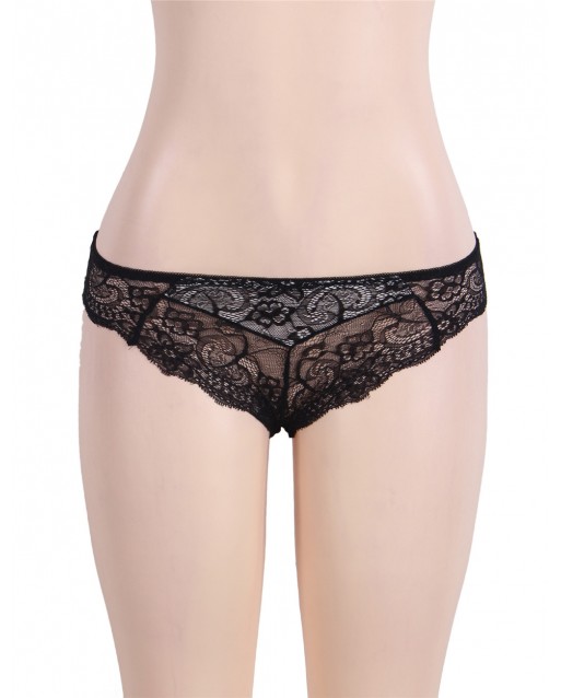 Plus Size Sexy Lace Bra Garter Set OY-R80457P (XL / 3XL)