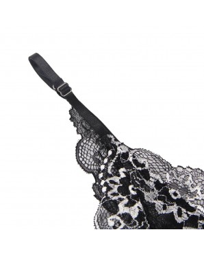 CLEARANCE! Plus Size Black Lace Stitching Irregular Skirt Perspective Babydoll OY-R81037-1PX (5XL) CLEARANCE! Plus Size Black Lace Stitching Irregular Skirt Perspective Babydoll OY-R81037-1PX (5XL)