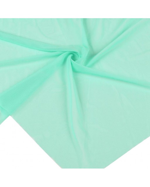 Plus Size Green Lace Stitching Irregular Skirt Perspective Babydoll OY-R81037-3P (XL / 3XL)